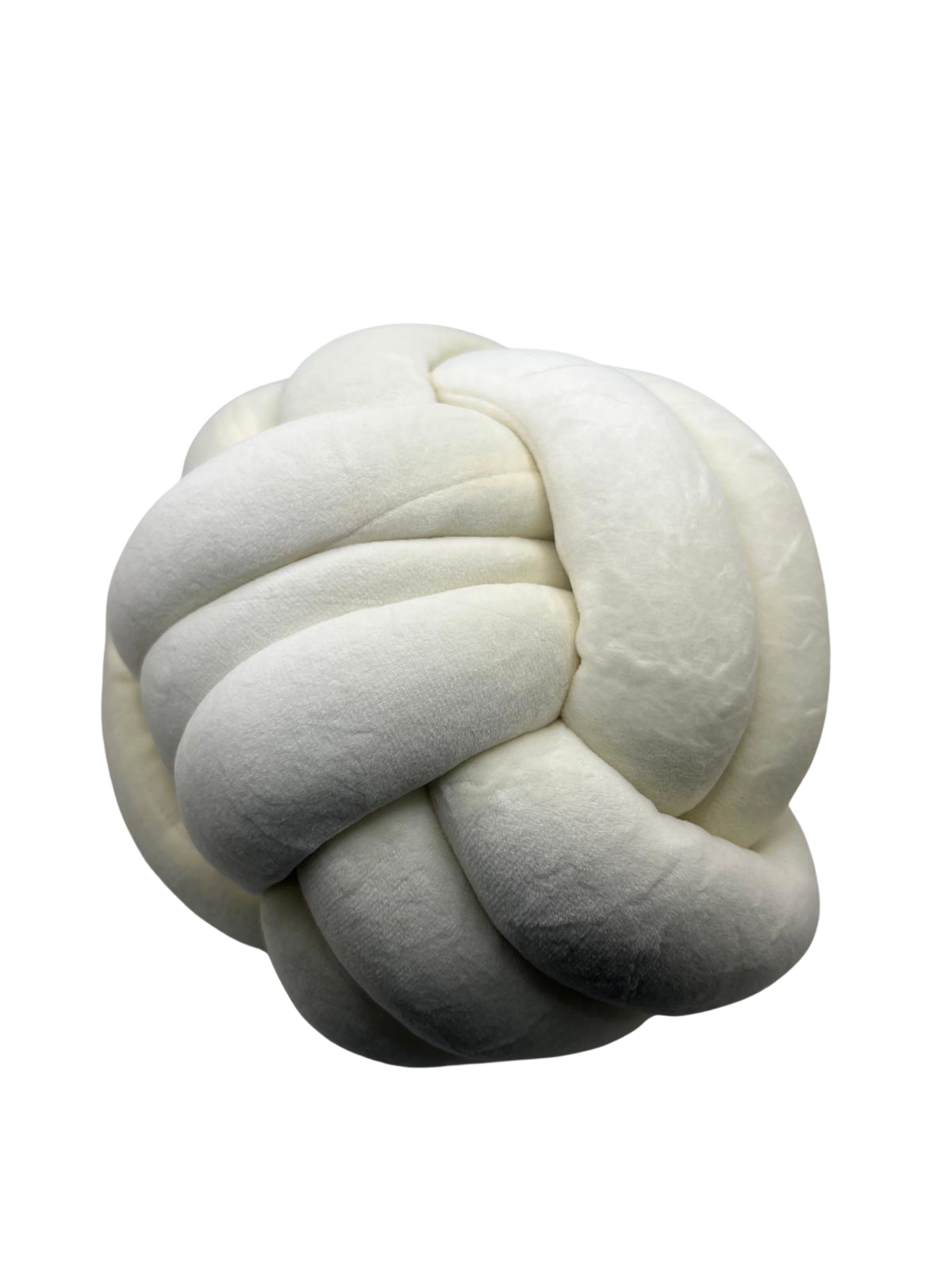 Knot Ball Throw Pillow, Small, White