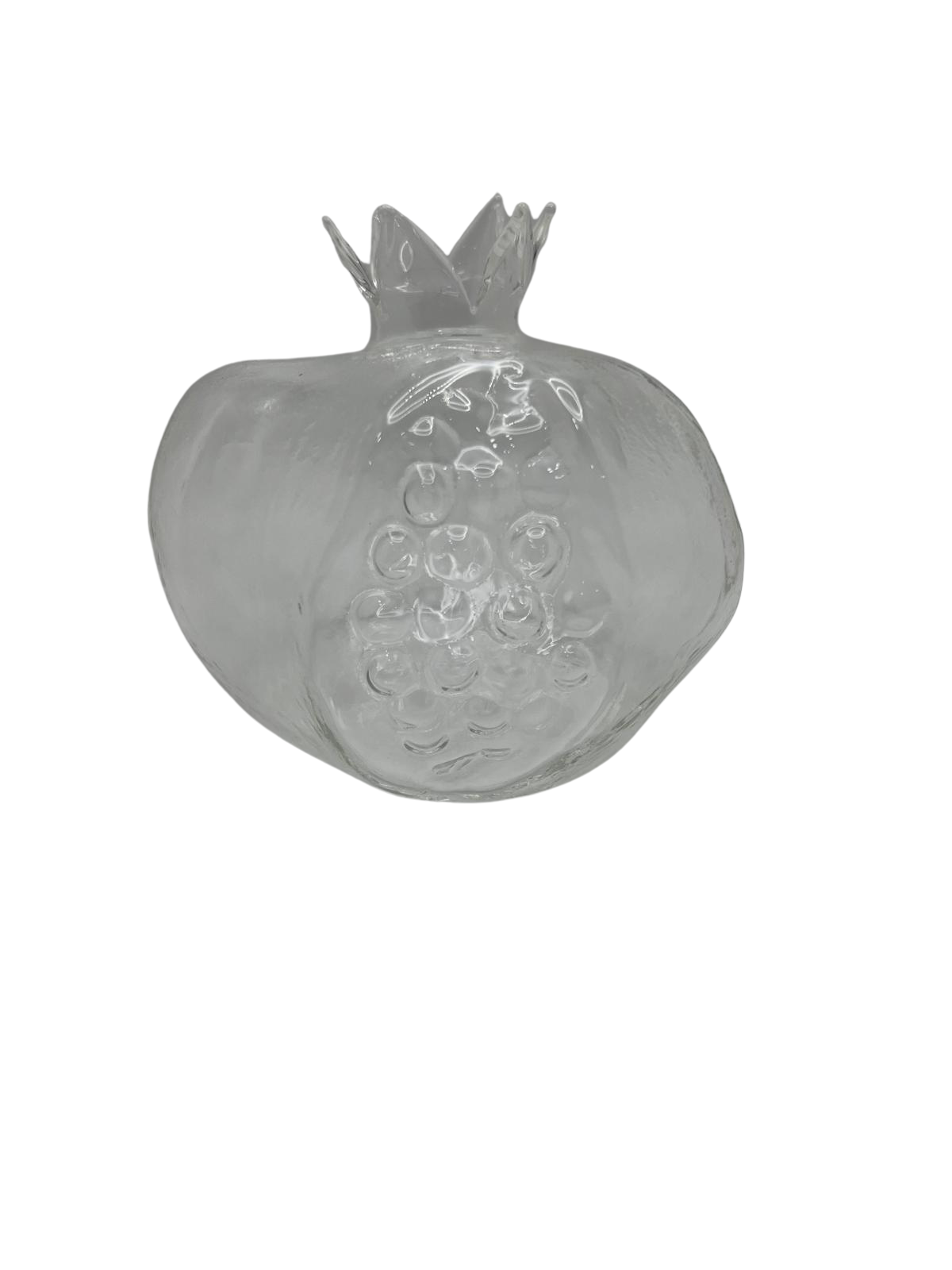 Pomegranate Vase, Small Transparent