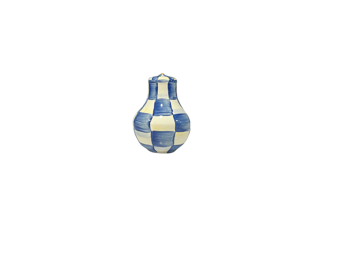 Royal Check Salt & Pepper Shakers