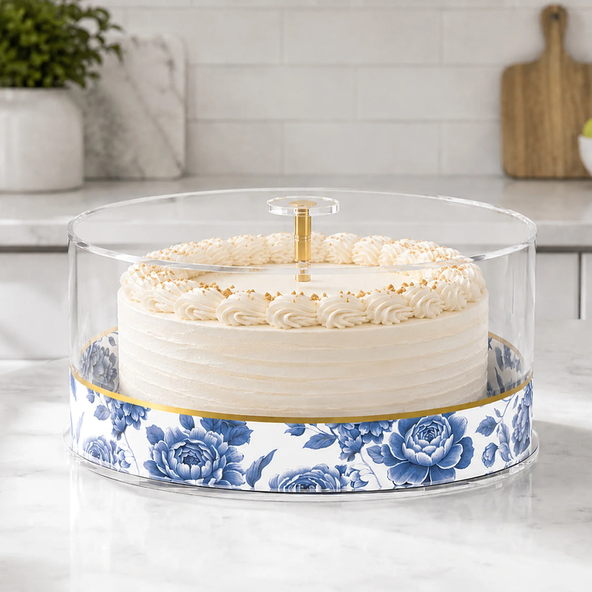 Maison Bloom Round Cake Log Holder