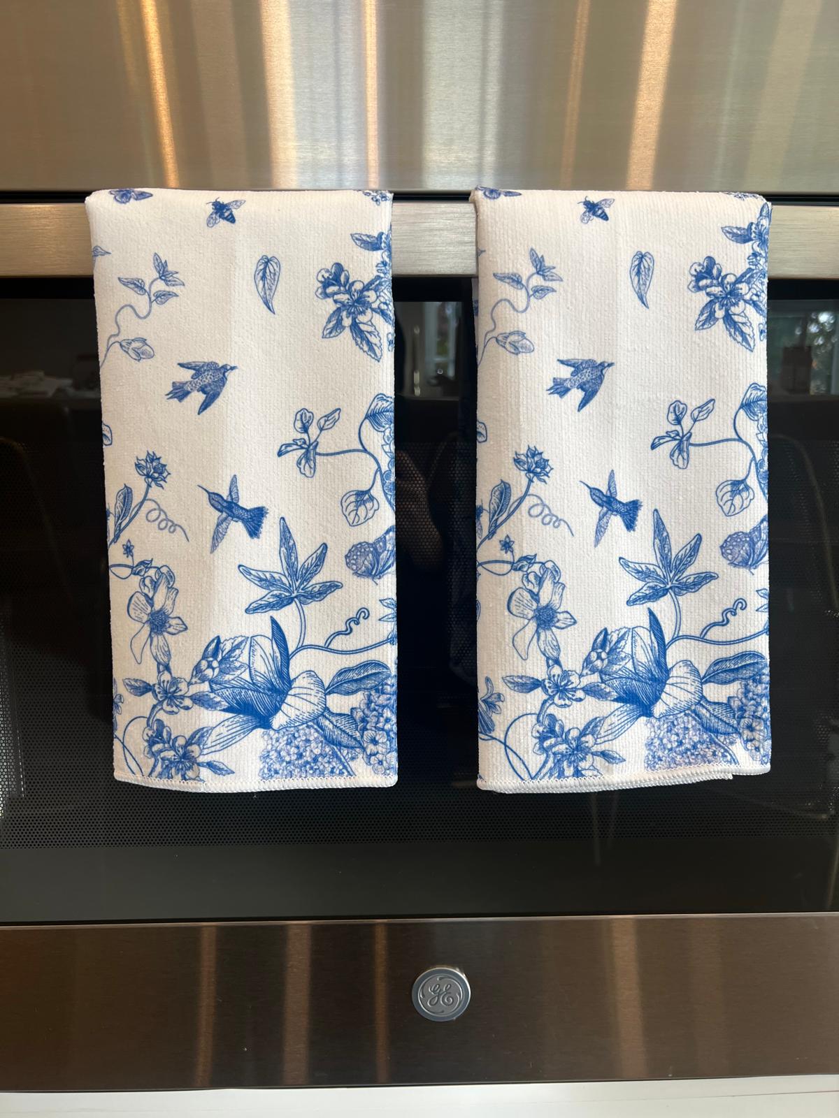 Kitchen Dishtowel Set, Toile