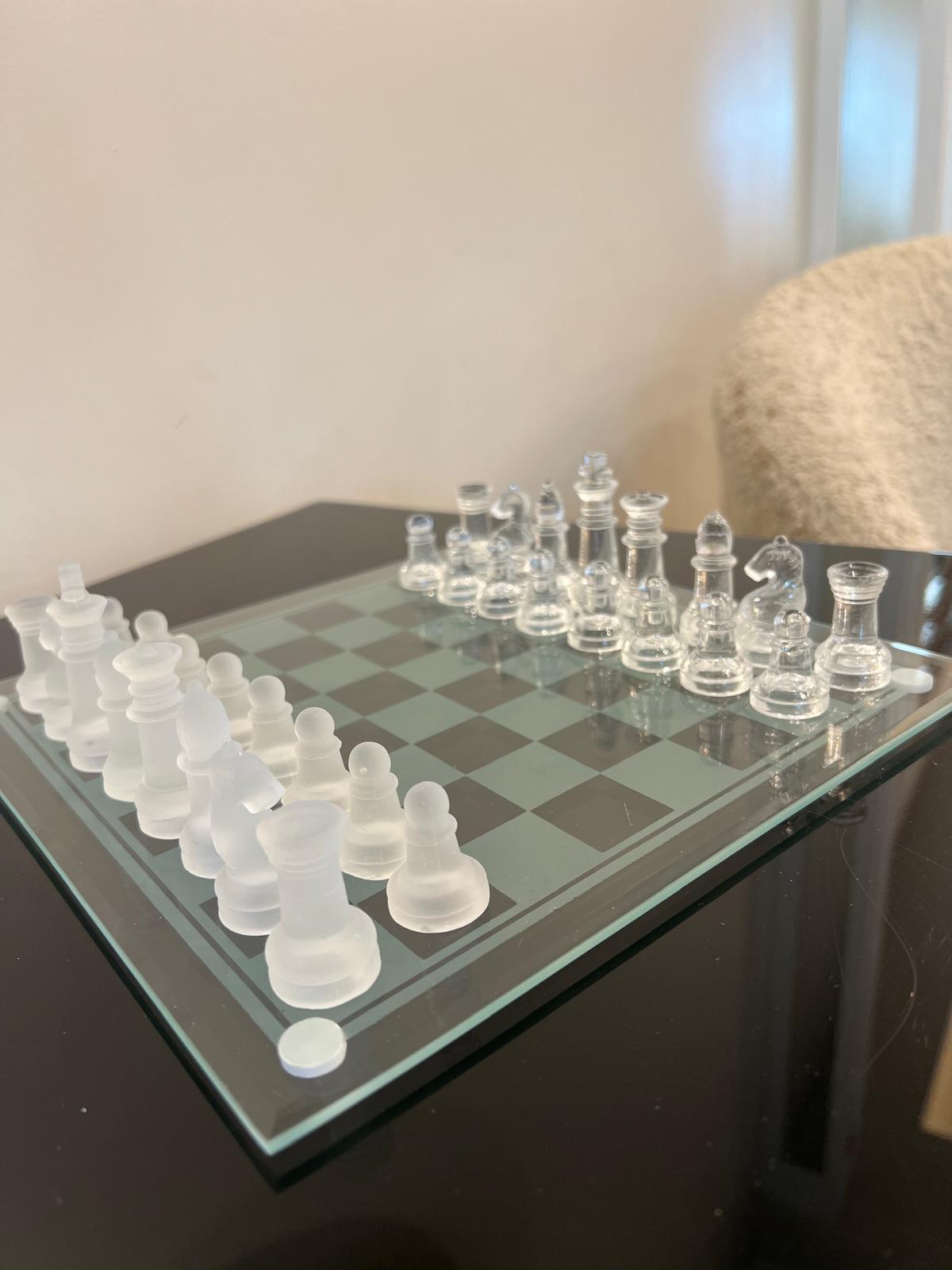 Glass Chess Set