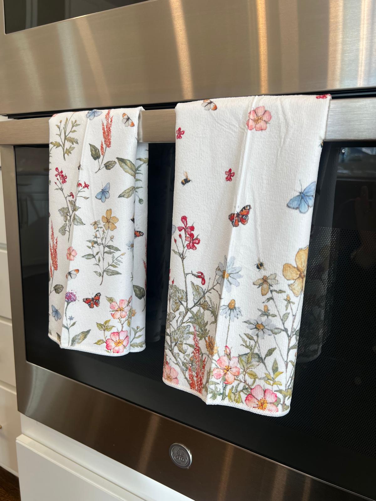 Kitchen Dishtowel Set, Wildflowers