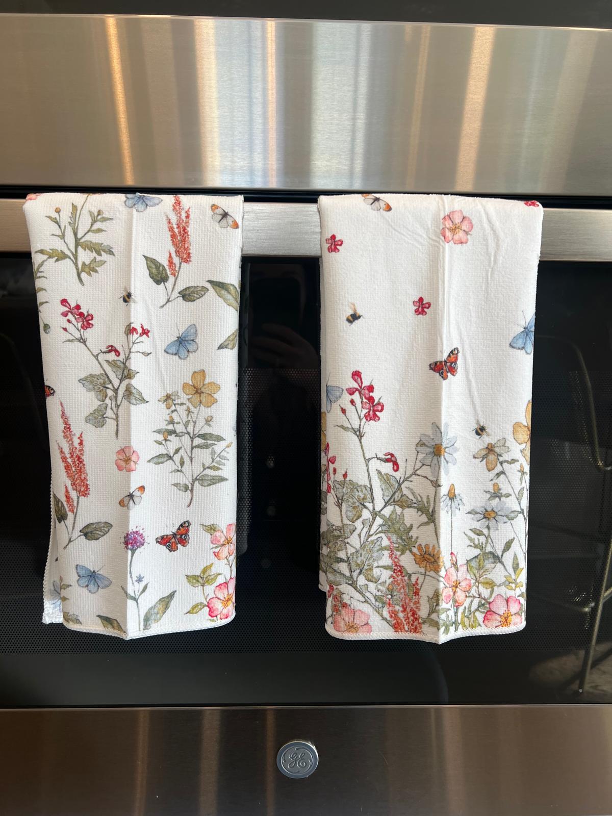 Kitchen Dishtowel Set, Wildflowers