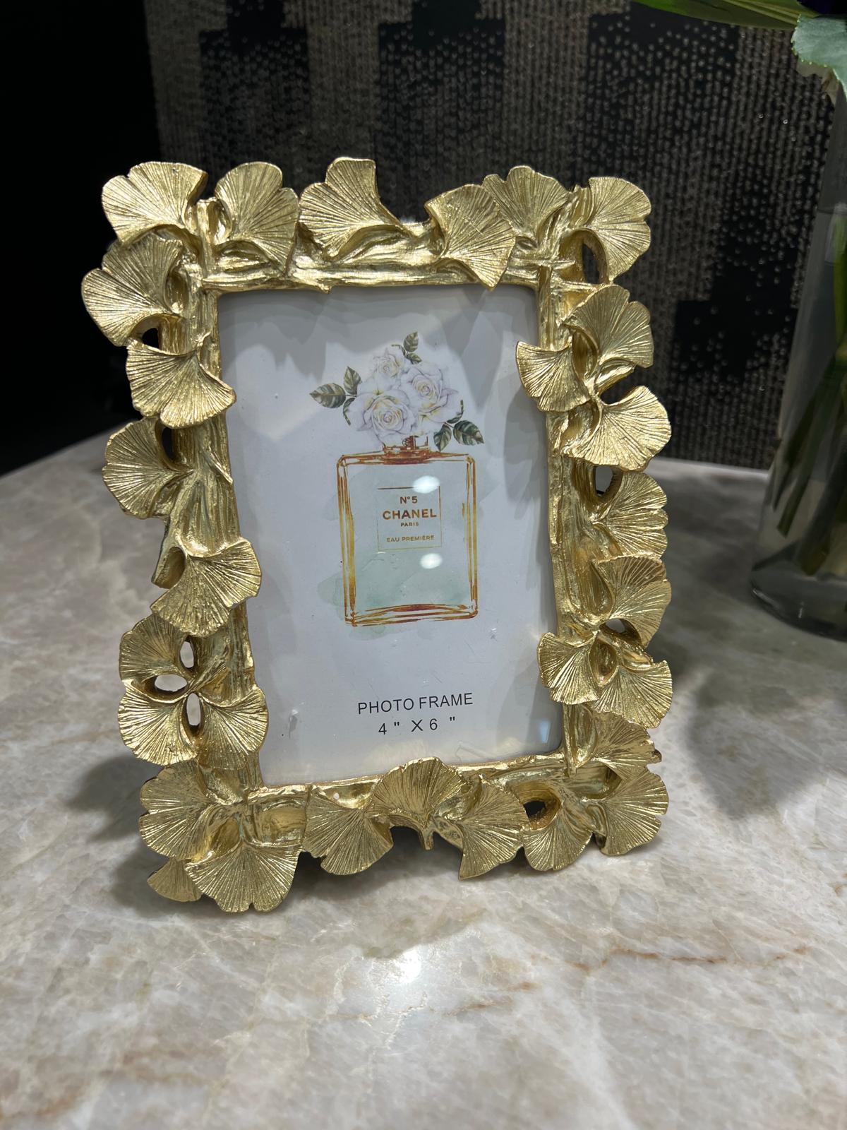 Gold Leaf Photo Frame