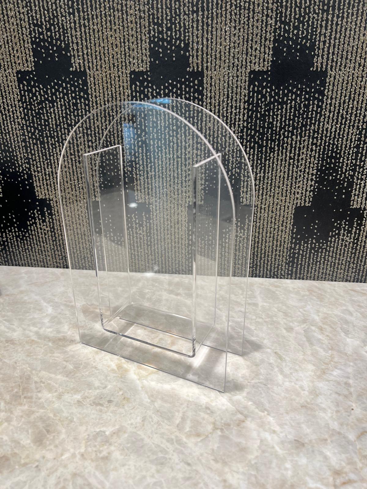 Acrylic Abstract Vase