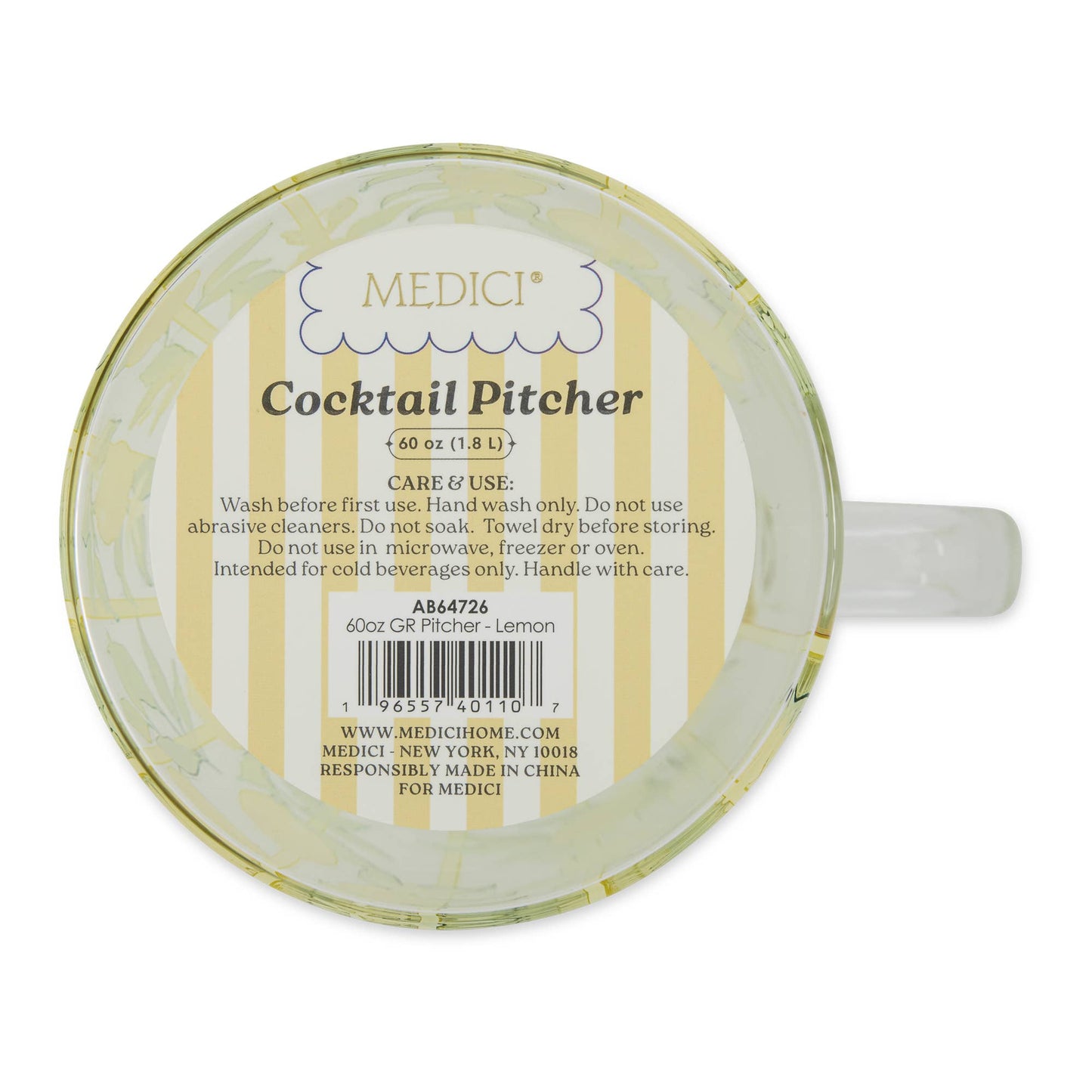 60oz GR Pitcher - Lemon
