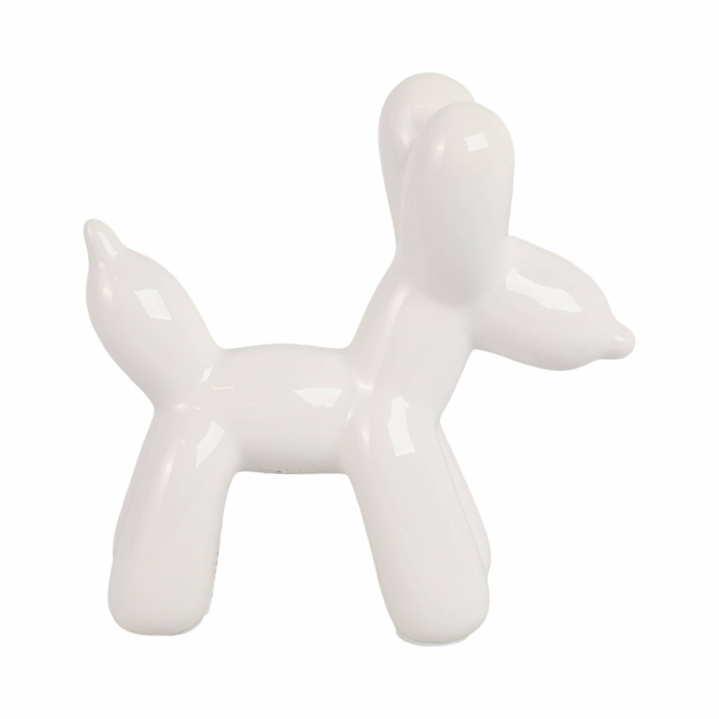 Ceramic Sculptural Balloon Dog Figurine