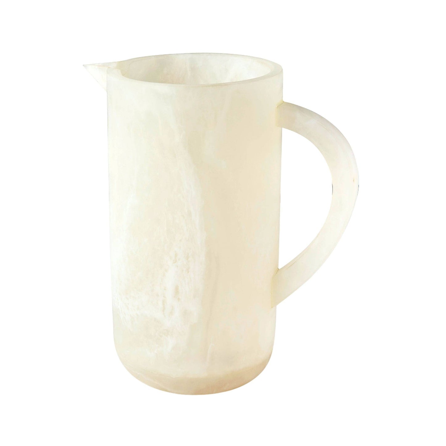 Lucente Resin Matte White Beverage Pitcher