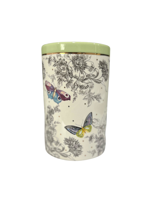 Butterfly Toile Short Vase