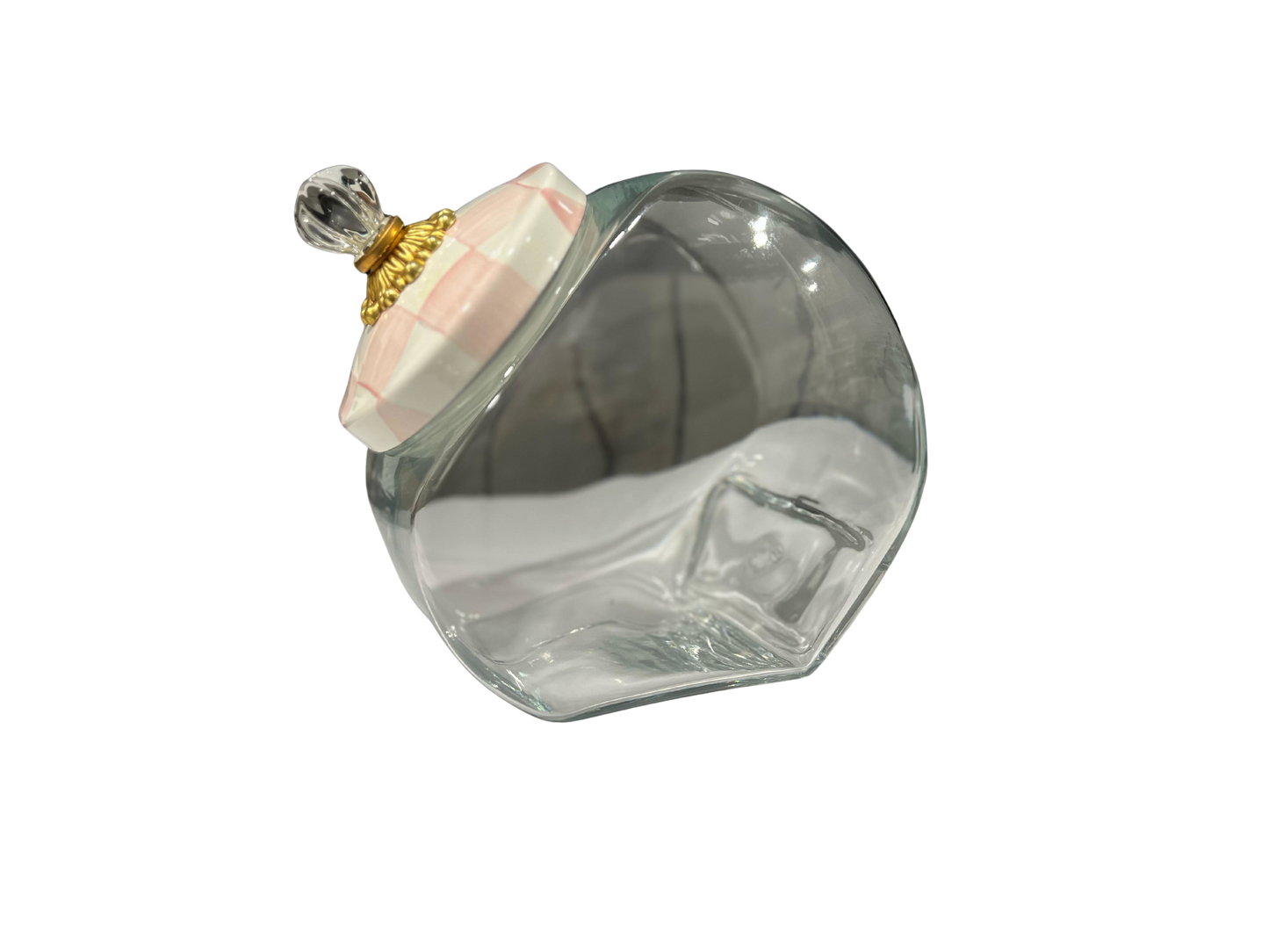 Cookie Jar with Rosy Check Lid