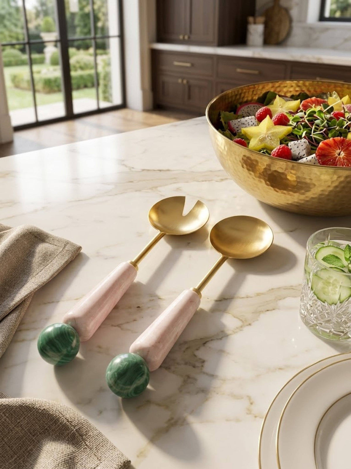 Copenhagen Sculpted Salad Servers Set