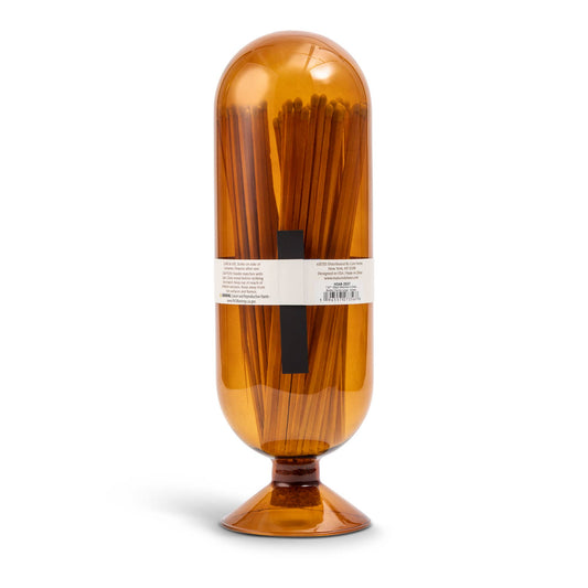 Glass Bottle Cloche Large - Amber