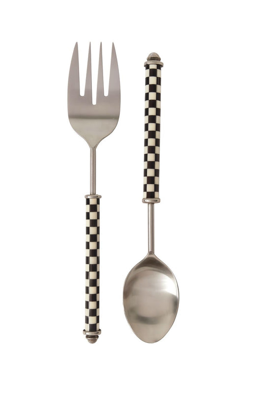 Courtly Check Supper Club Salad Serving Set