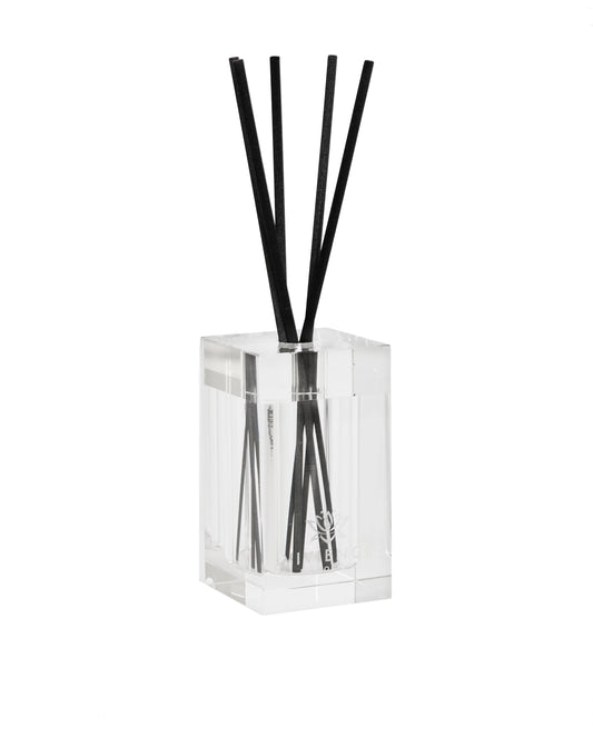 Clear Square Reed Diffuser - "English Pear & Freesia"