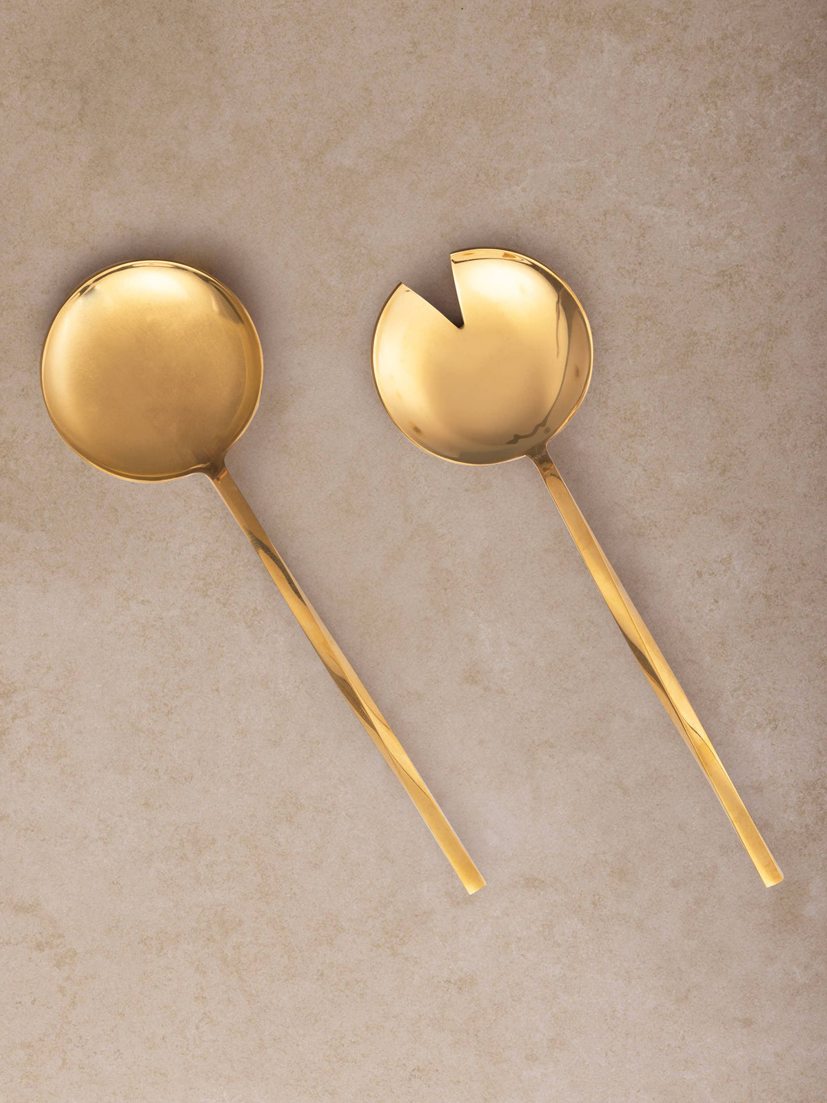Oslo Gold Salad Servers – Set of 2