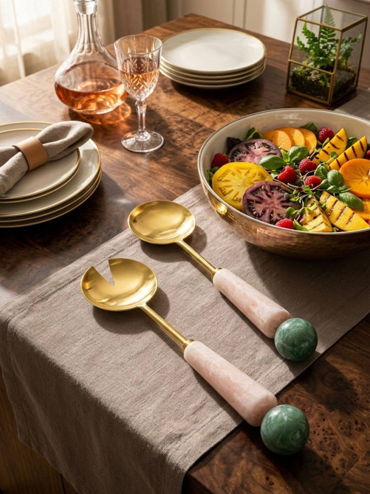Copenhagen Sculpted Salad Servers Set
