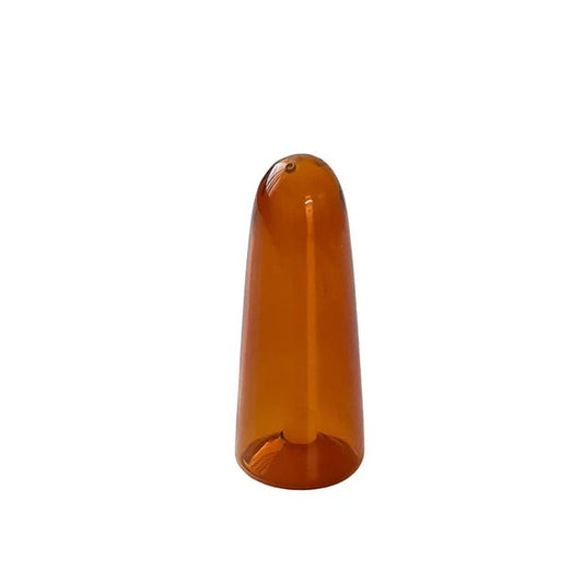 Amber Glass Salt Shaker