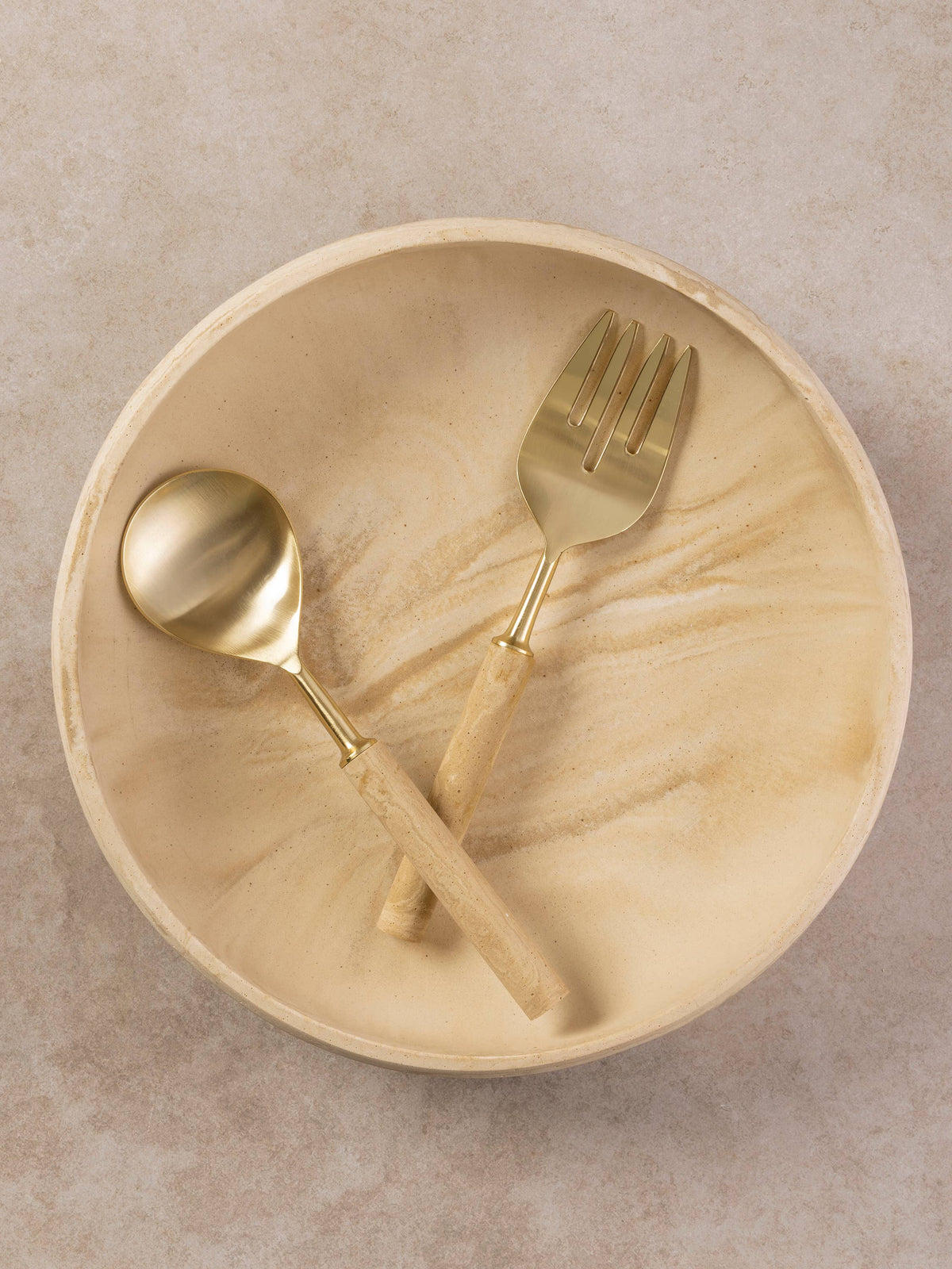 Florence Salad Bowl & Servers