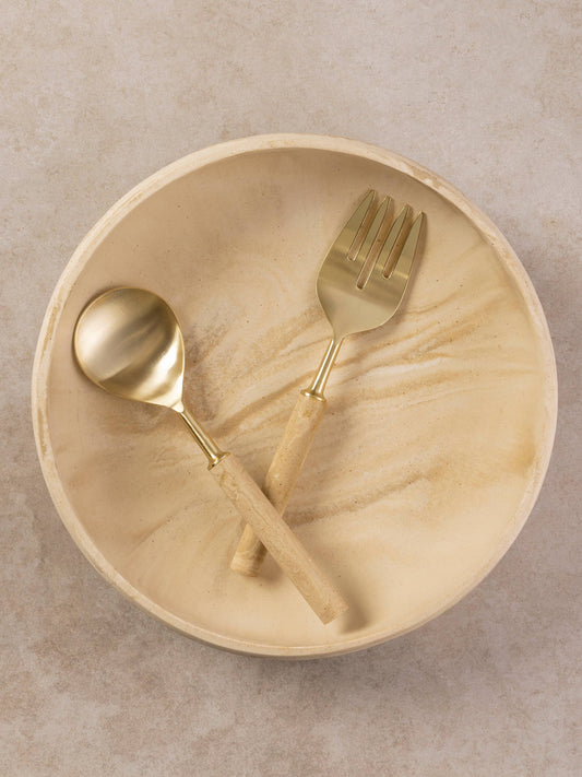Florence Salad Bowl & Servers