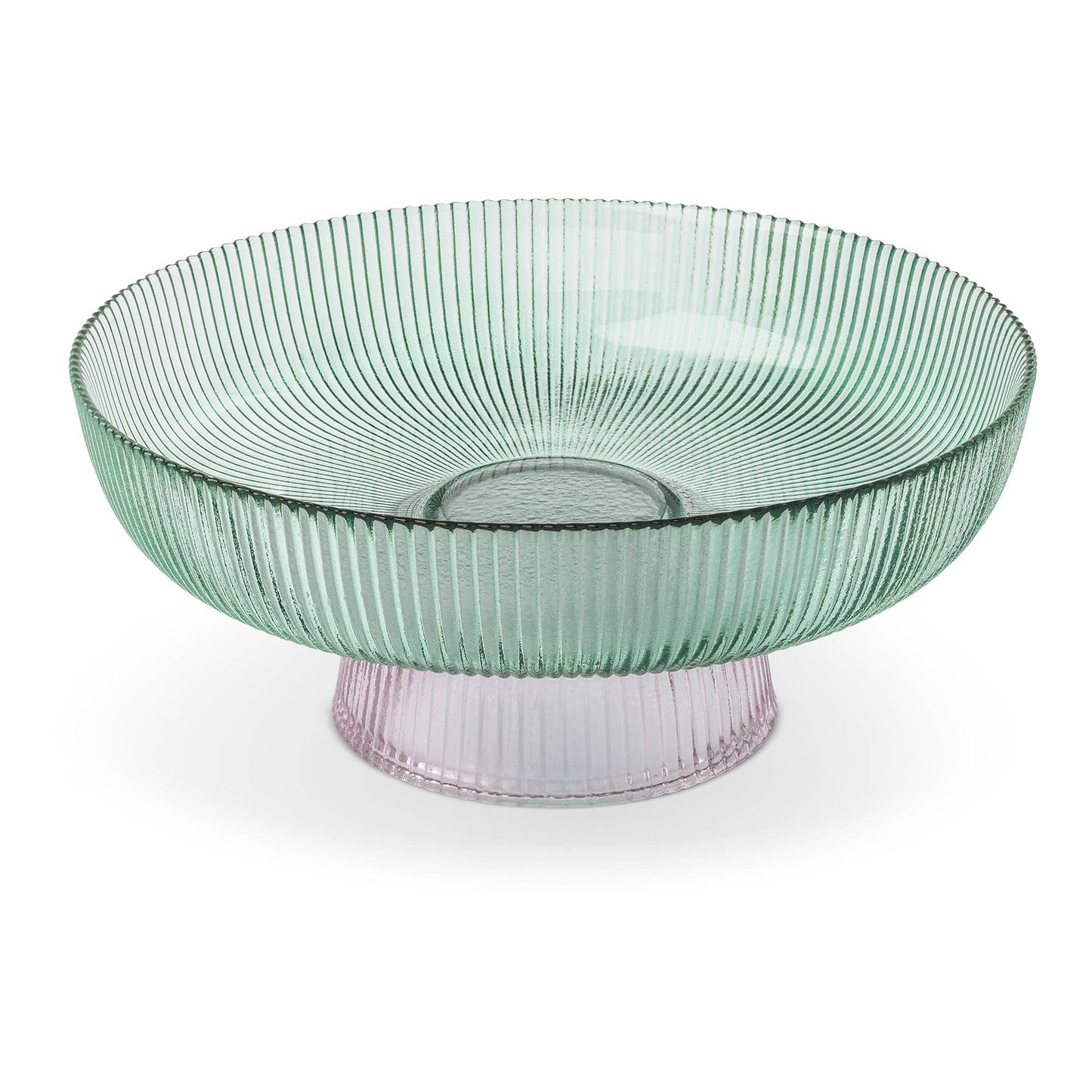 2 Tone Ribbed Serving Bowl