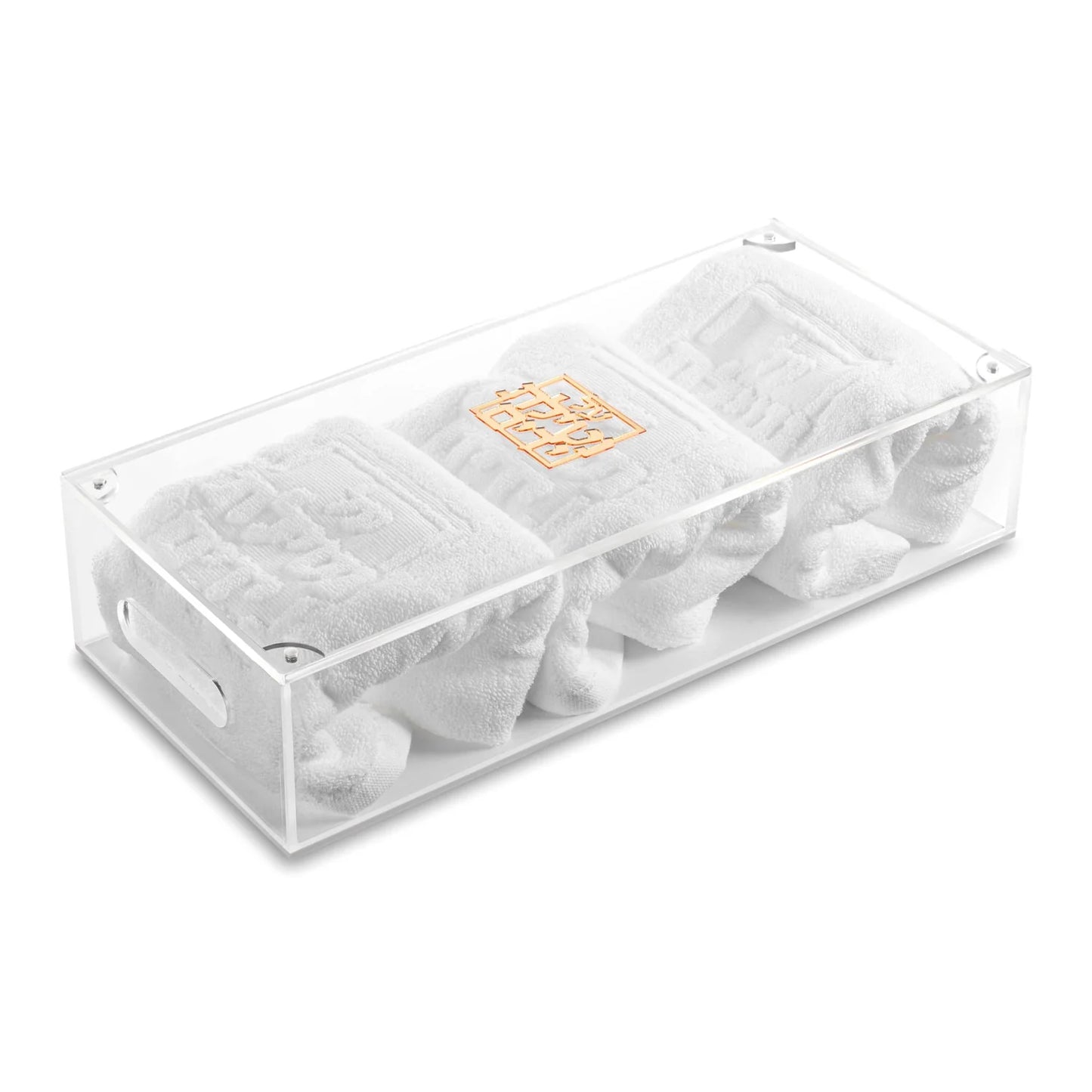 Netilas Yadayim Towel Box with Towels