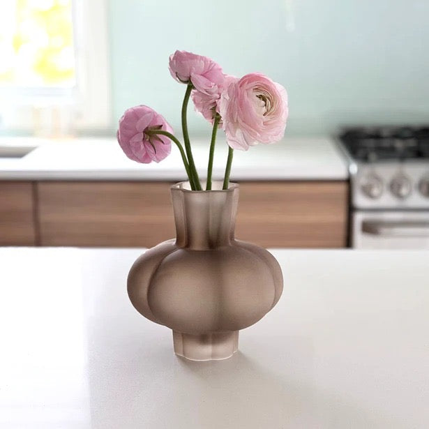 Fluted Bulb Vase