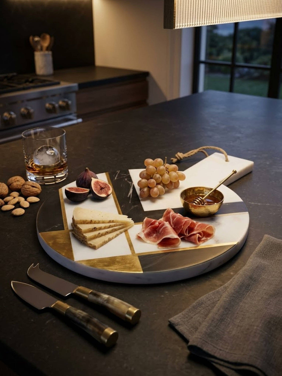 Campania Marble Inlay Cheese Board