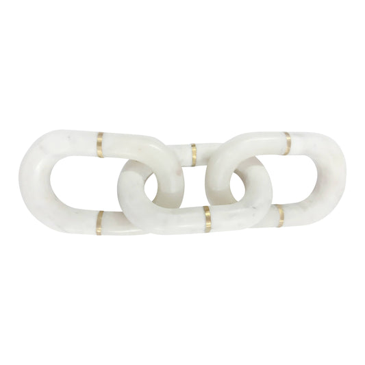 Stone Marble Modern Chain Sculpture Decor