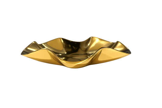 Lulu Polished Brass Catchall Dish