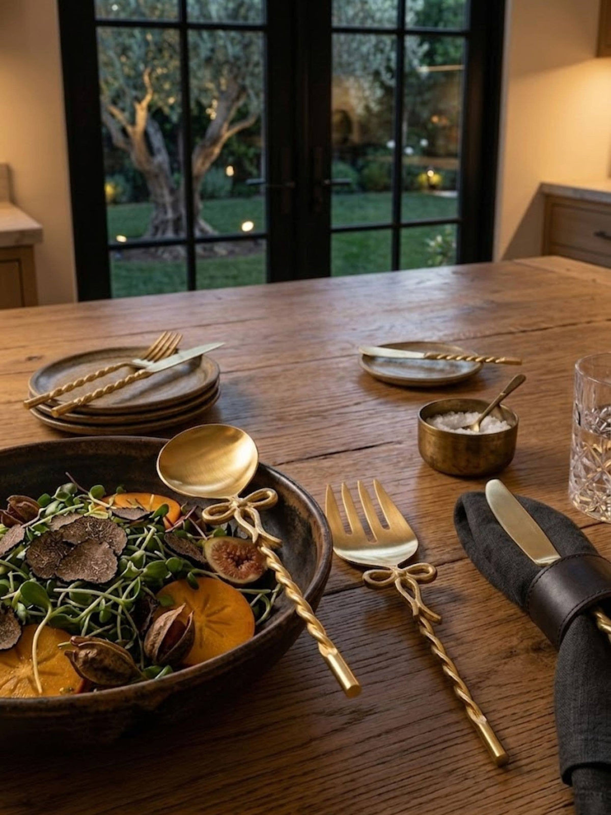 Imperial Gold Salad Servers