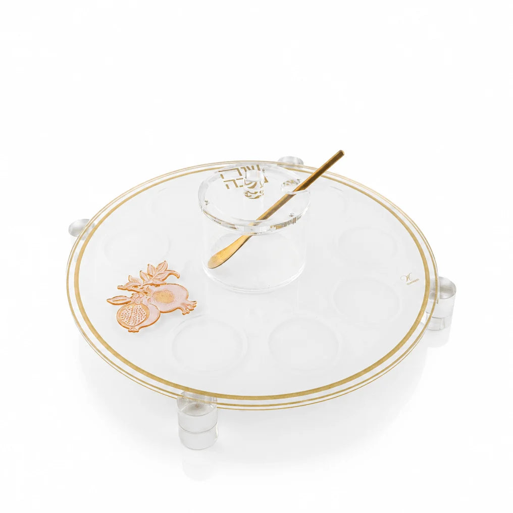 Rosh Hashanah Classic Pomegranate Simanim Tray