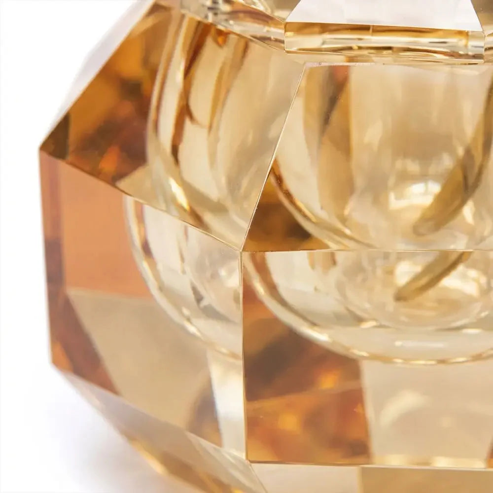 Jewel Honey Dish - Amber & Black