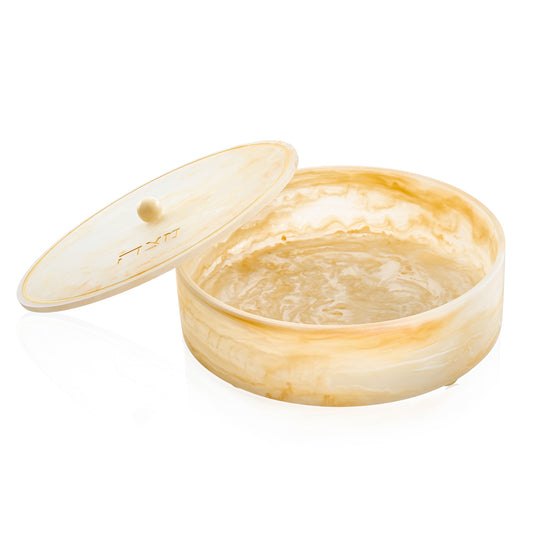 Gold Resin Matzah Box
