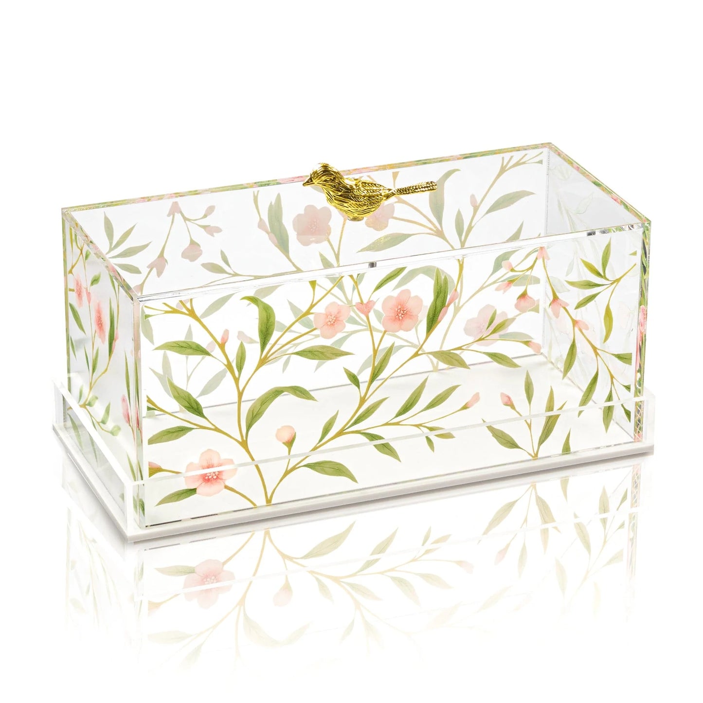 Floral Bird Cake Dome (Shipping/Pickup in 1-2 weeks)