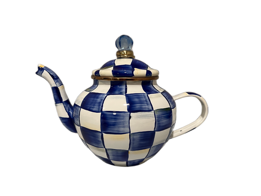 Royal Check 4 Cup Teapot