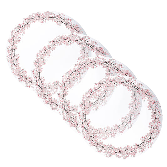 Cherry Blossom Chargers