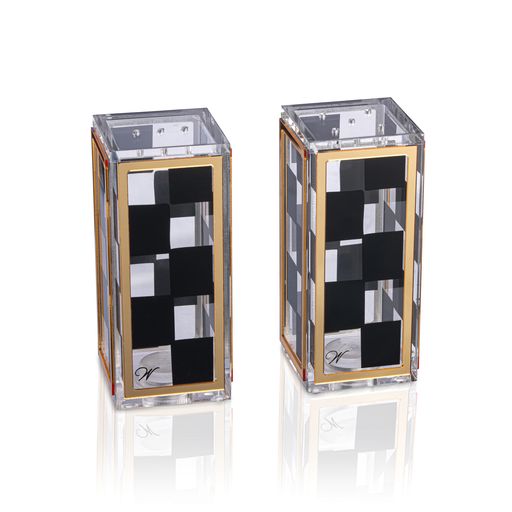 Onyx Salt Shakers