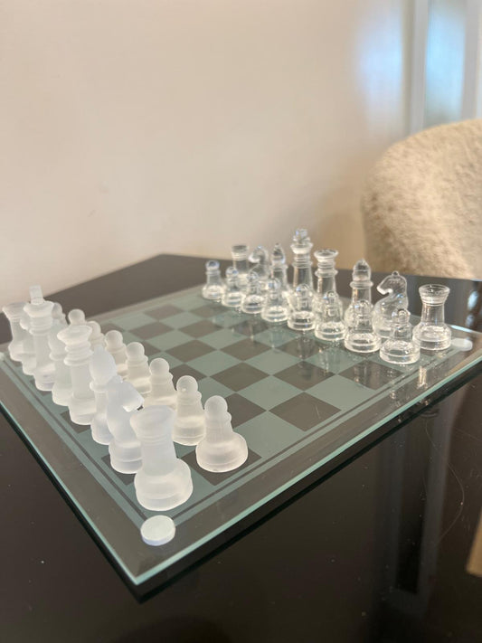 Glass Chess Set