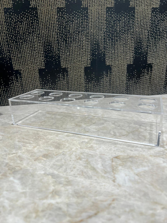 Acrylic 12 Bud Flower Vase