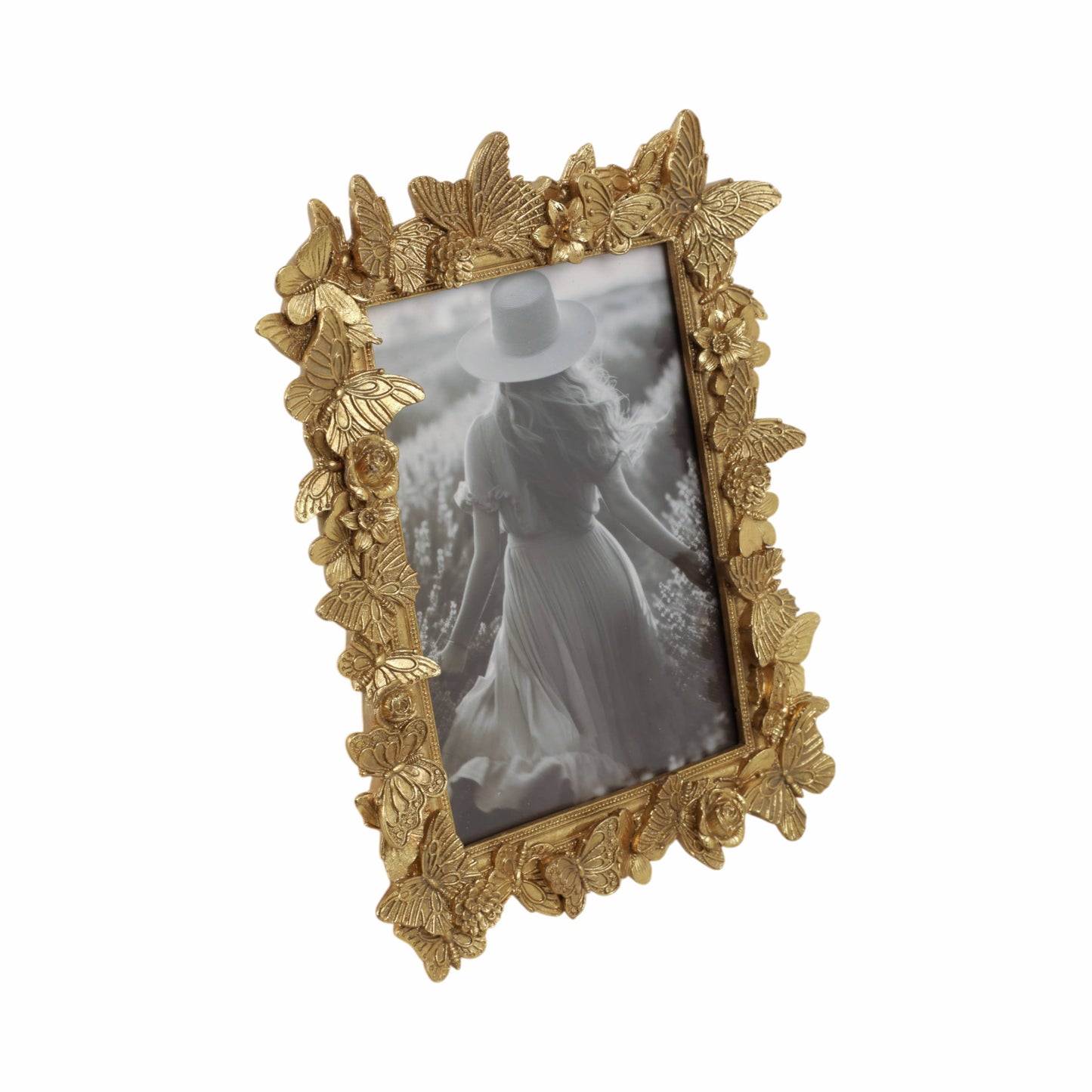 Resin Butterflies Decorative Photo Frame, 5x7