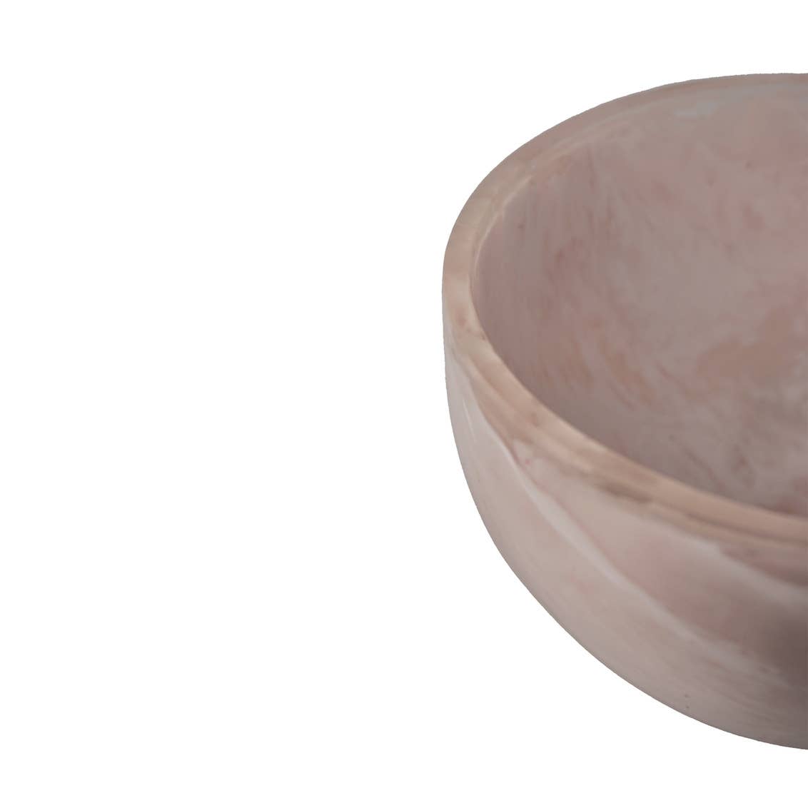 Lucente Resin Nut Bowl, Blush