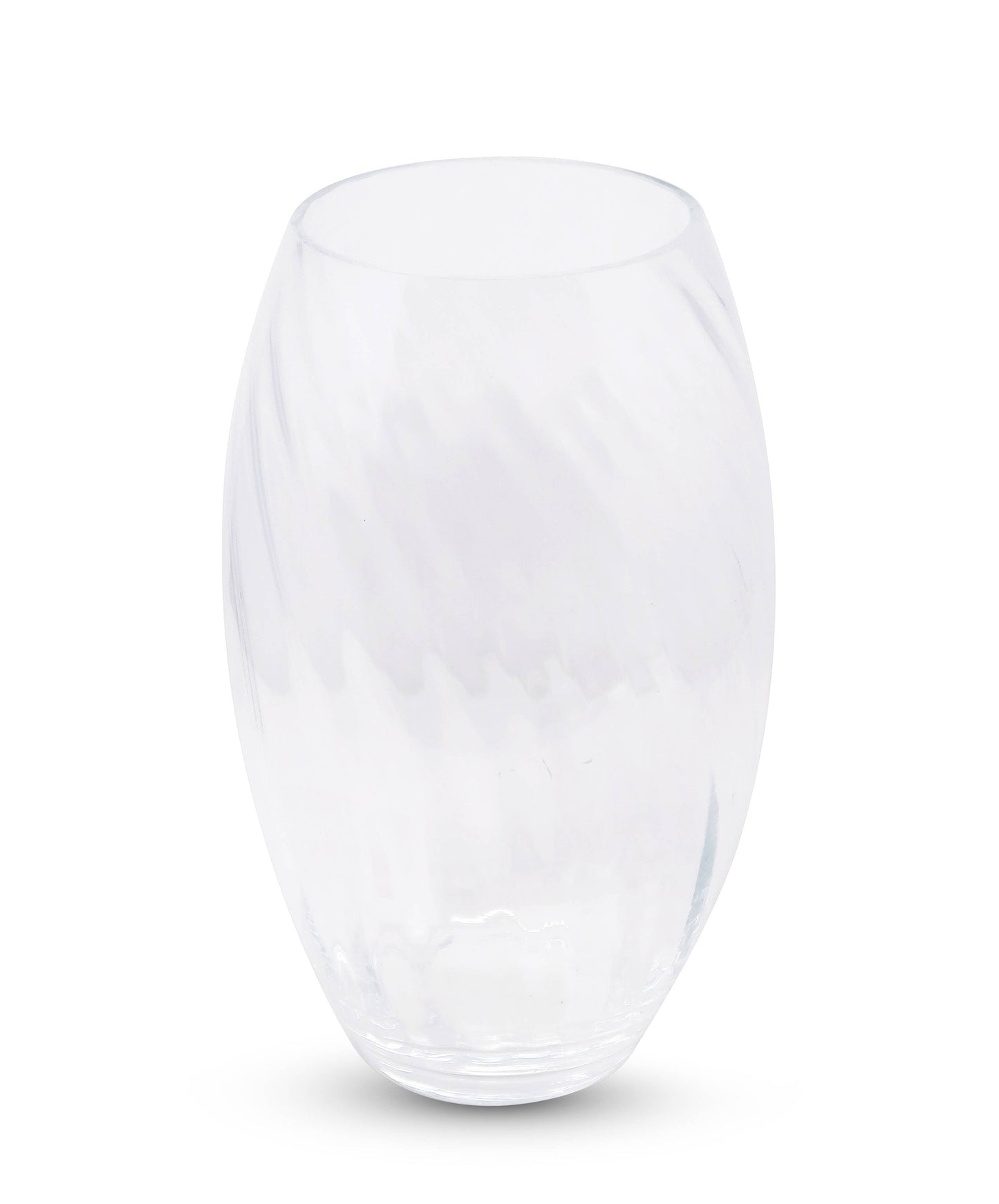 Centerpiece Vase with Cracked/Spiral Design