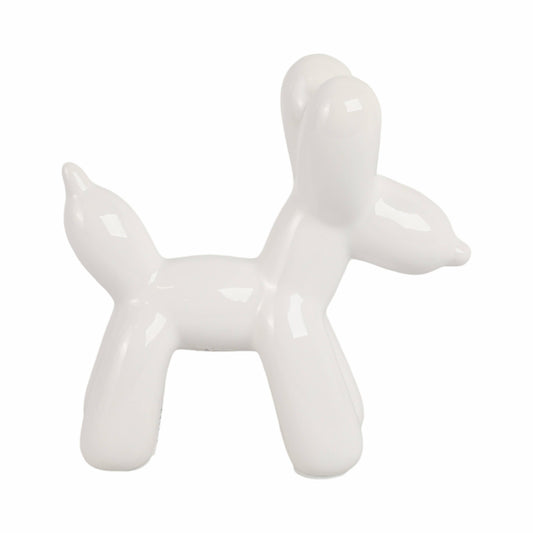 Ceramic Sculptural Balloon Dog Figurine