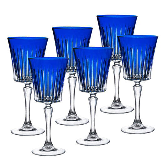 Onyx White Wine Glass Blue