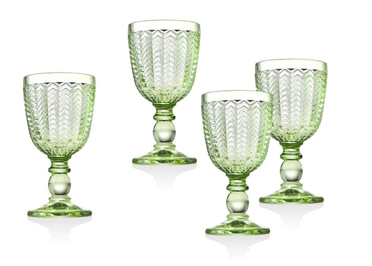 Twill Green Goblets