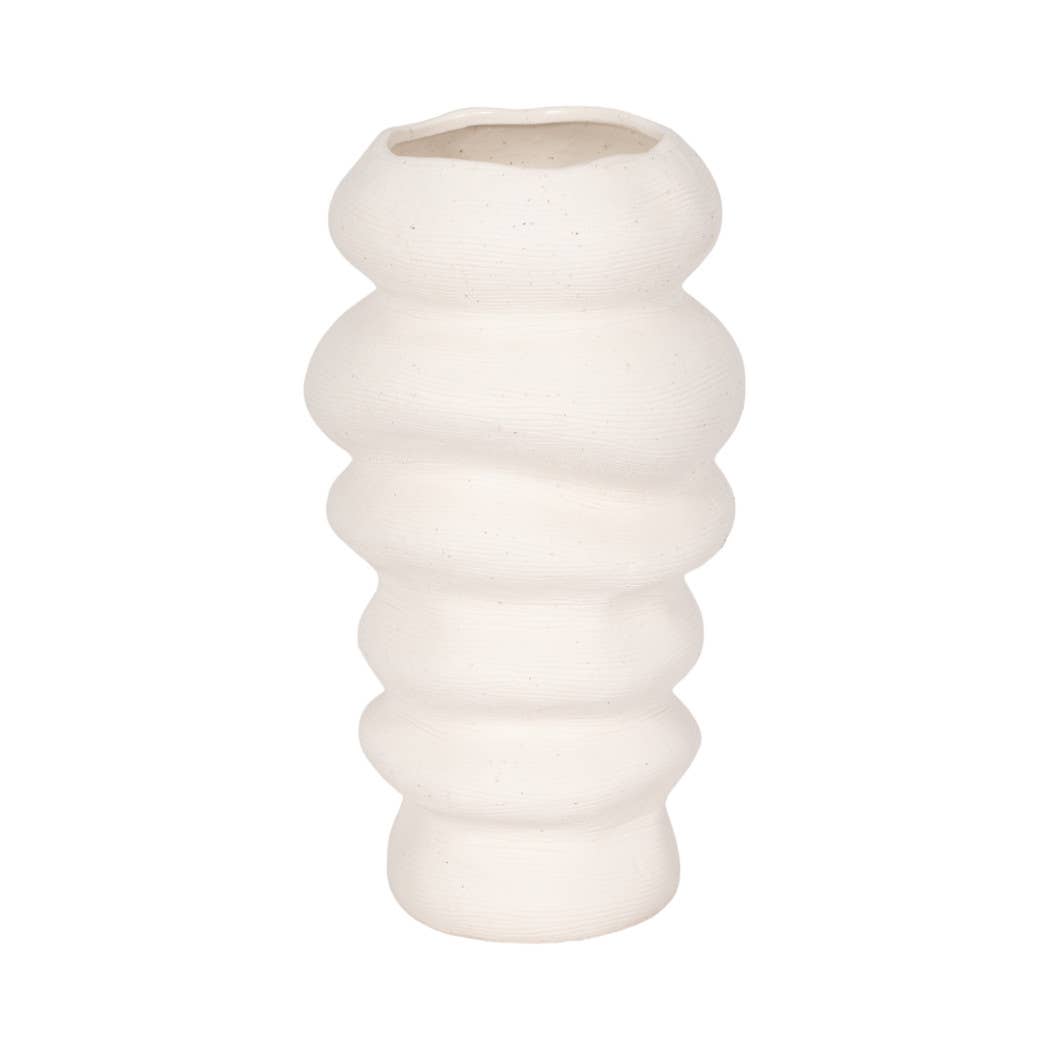 Ceramic Hand Scribed Cairn Decorative Vase