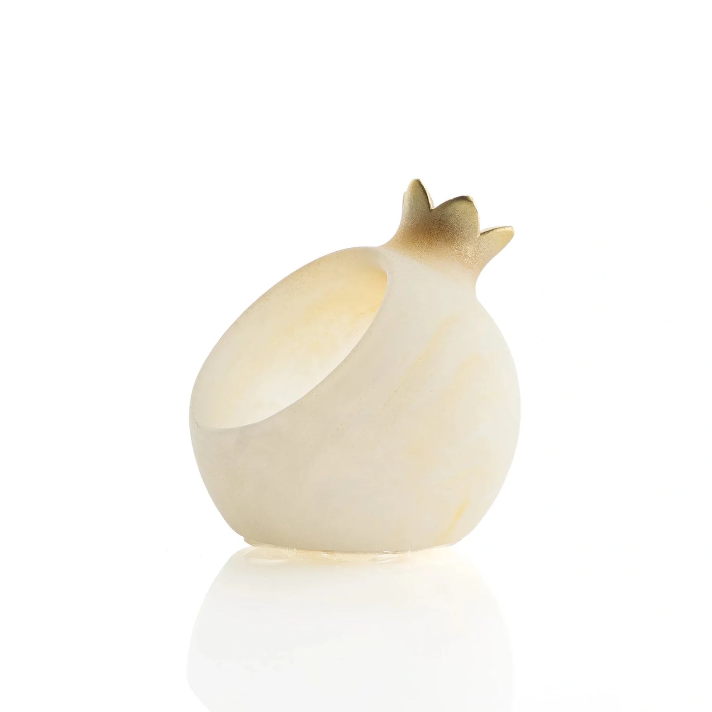 Resin Pomegranate Personal Honey Dish Set