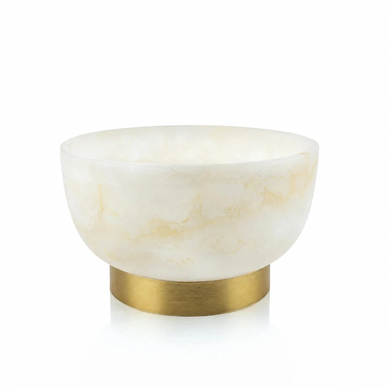 Round Resin Centerpiece Decorative Bowl
